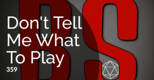 don't tell me what to play social banner